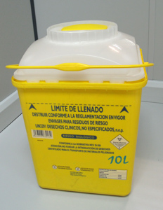 Bio-sanitary container